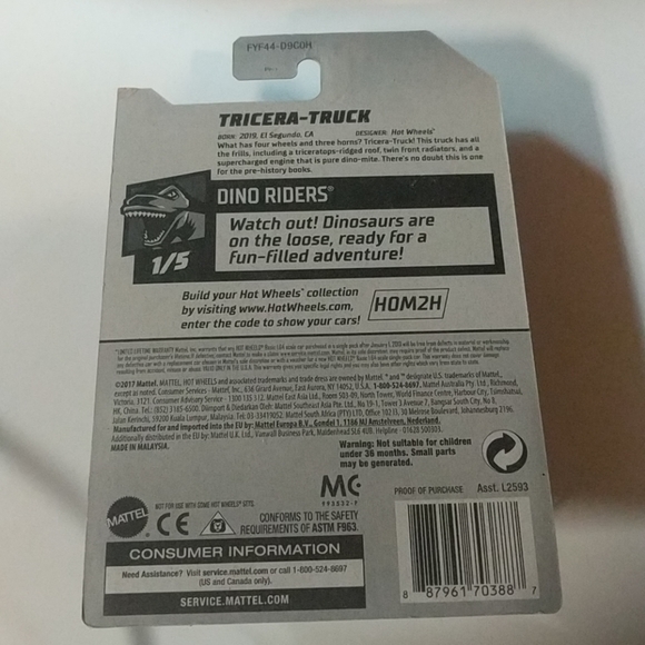 Hot Wheels Tricera-Truck - Picture 2 of 8